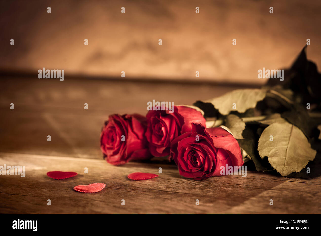 Valentines Tag anwesend Stockfoto