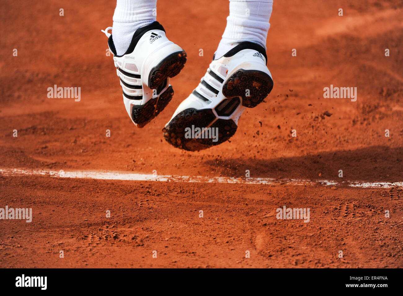 Abbildung Chaussures - 25.05.2015 - Jour 2 - Roland Garros 2015.Photo: Nolwenn Le Gouic/Icon Sport Stockfoto