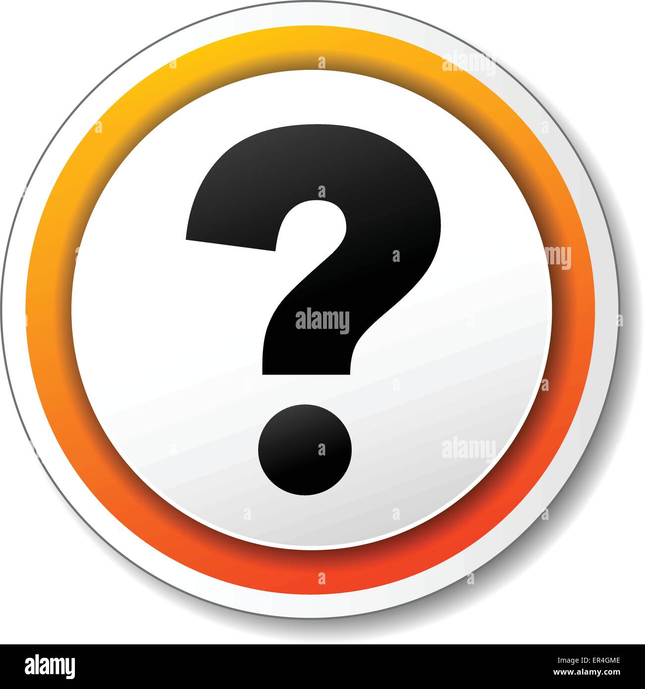 Vektor-Illustration von orange und schwarz Symbol für euro Stock Vektor