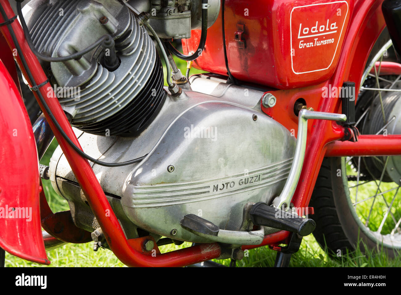 1950er Jahre Moto Guzzi Lodola Gran Turismo Motorrad Stockfoto