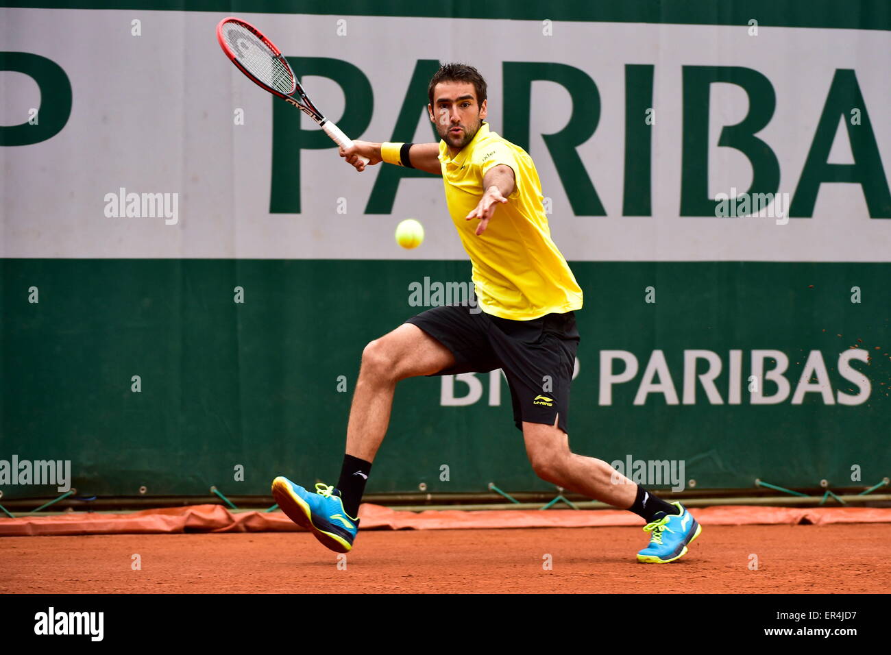 Marin CILIC - 26.05.2015 - Jour 3 - Roland Garros 2015.Photo: Dave Winter/Icon Sport Stockfoto