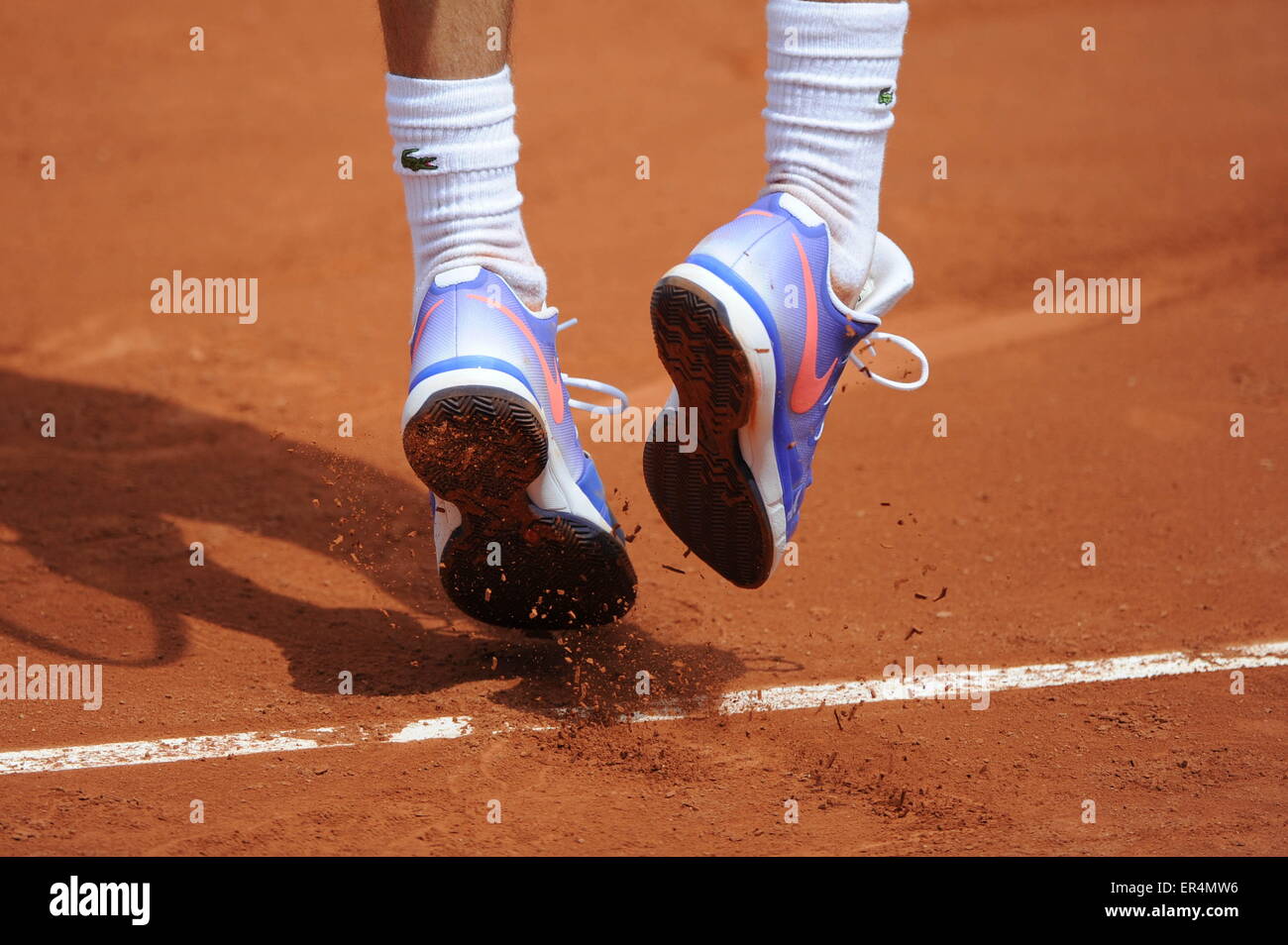 Abbildung Chaussures/Nike - 26.05.2015 - Jour 3 - Roland Garros 2015.Photo: Nolwenn Le Gouic/Icon Sport Stockfoto