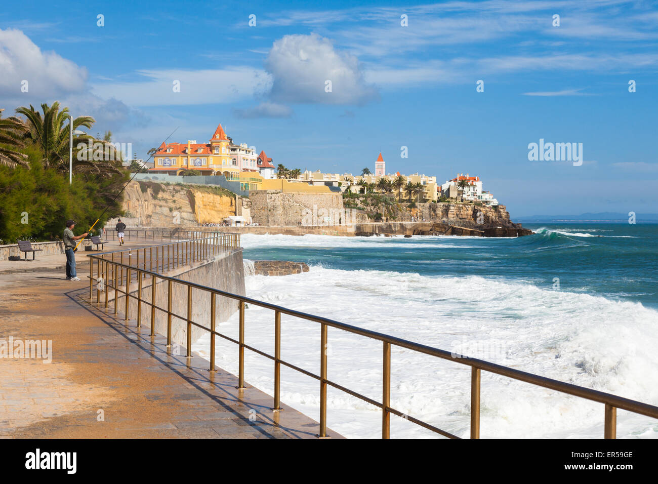 Estoril-Küste in der Nähe von Lissabon in Portugal Stockfoto