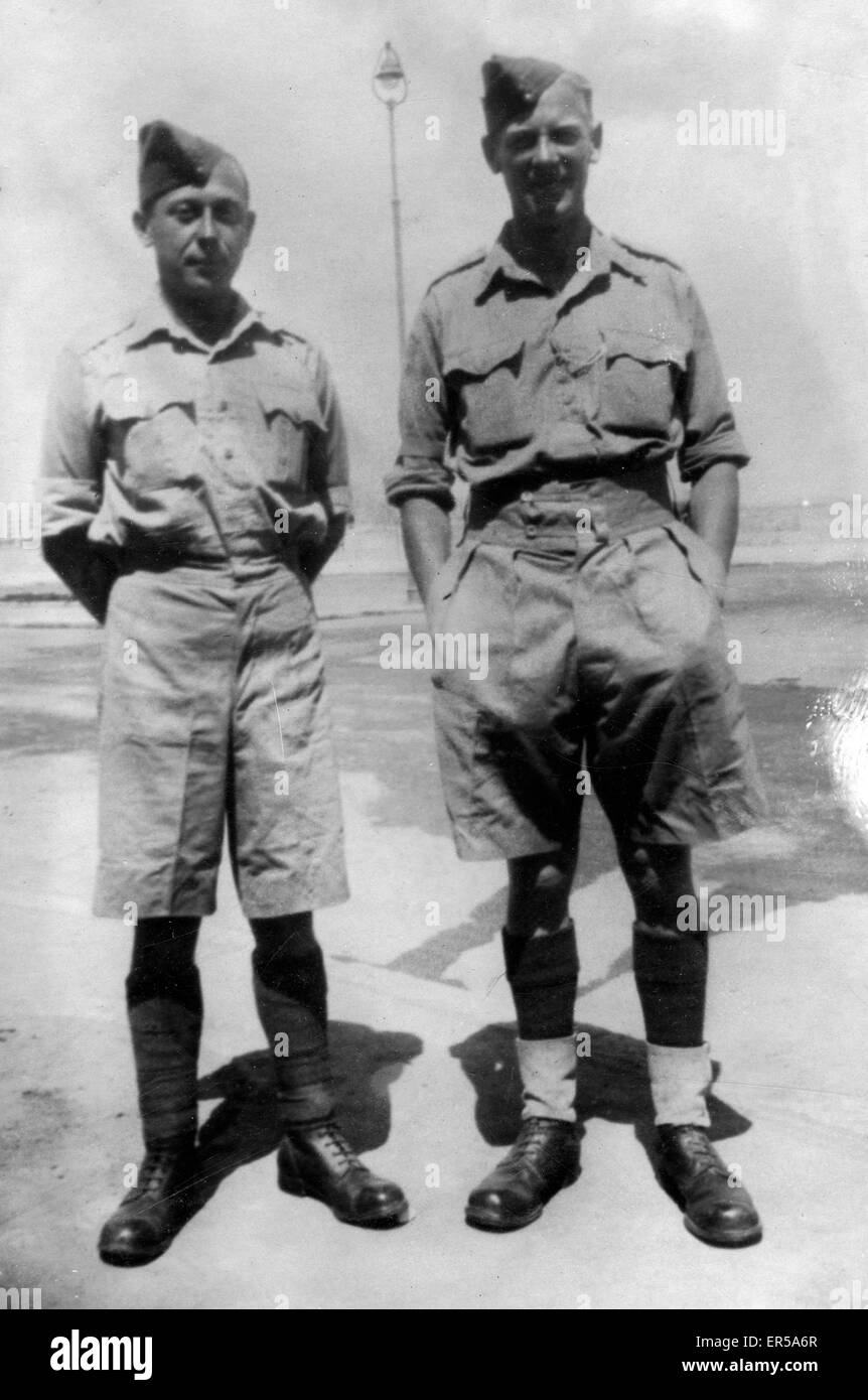 Soldaten des 2. Weltkrieges.  1940er Jahre Stockfoto