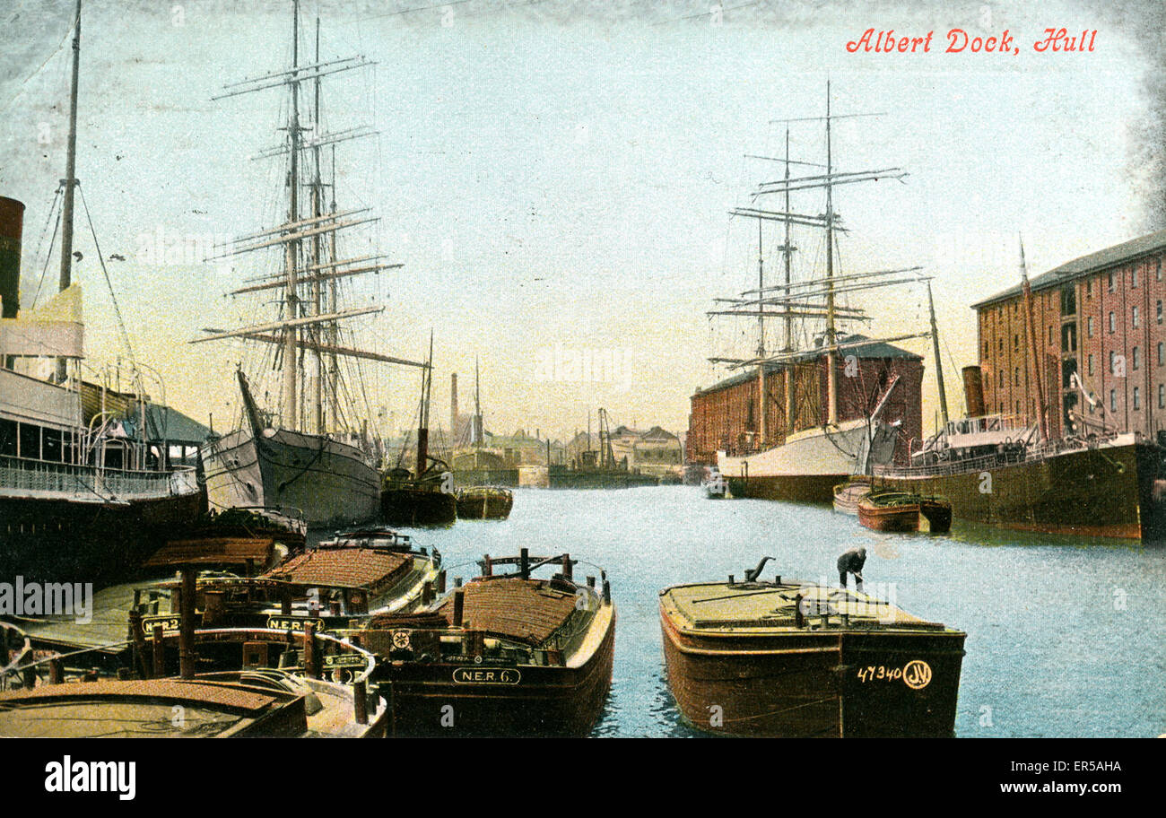 Albert Dock, Hull, Yorkshire Stockfoto