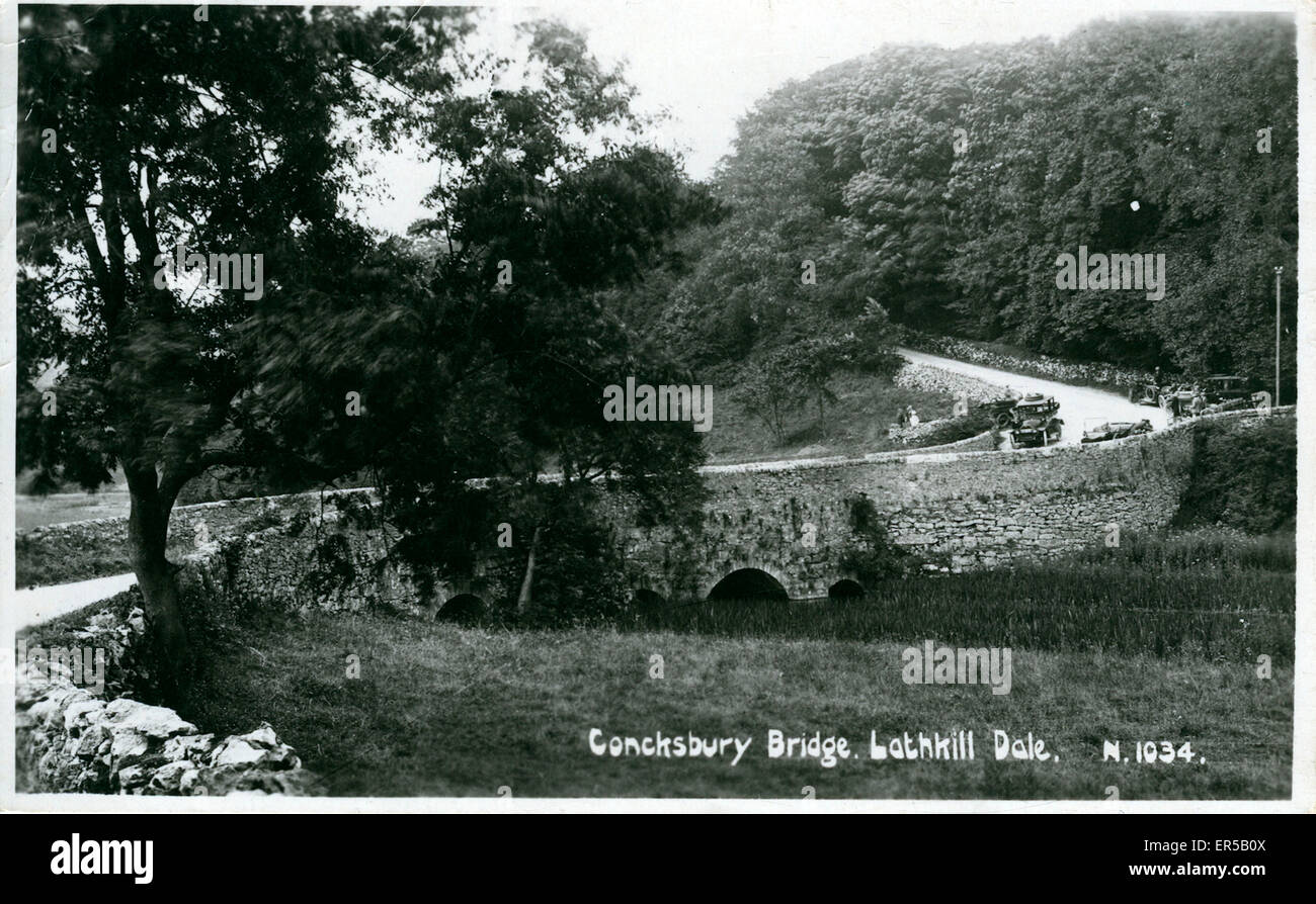 Concksbury - Conksbury Bridge, Bakewell, Derbyshire Stockfoto