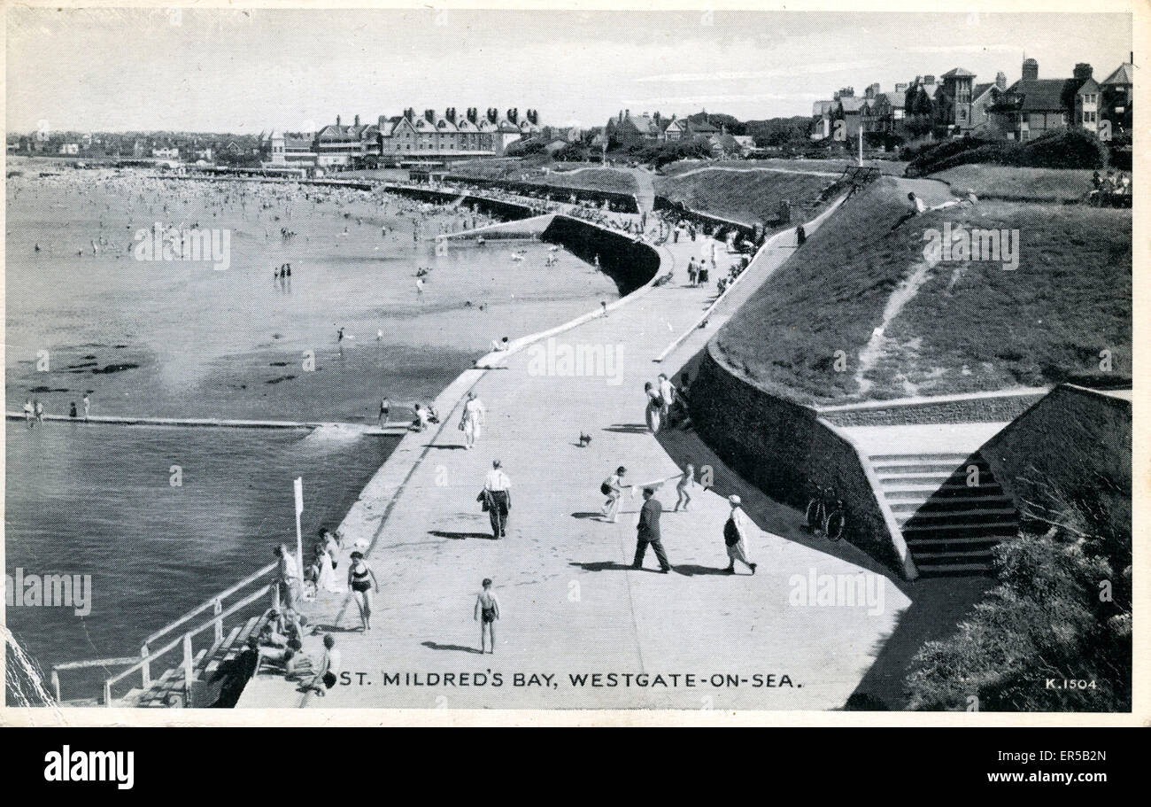 St. Mildred's Bay, Westgate on Sea, Kent Stockfoto