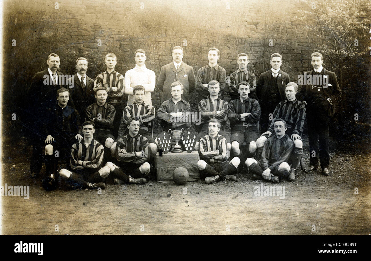 Ein Yorkshire-Fußball-Nationalmannschaft, Yorkshire, England.  1900er Jahre Stockfoto