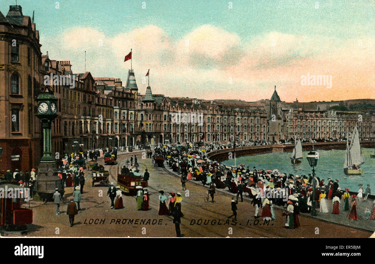 Loch Promenade, Douglas, Insel man Stockfoto