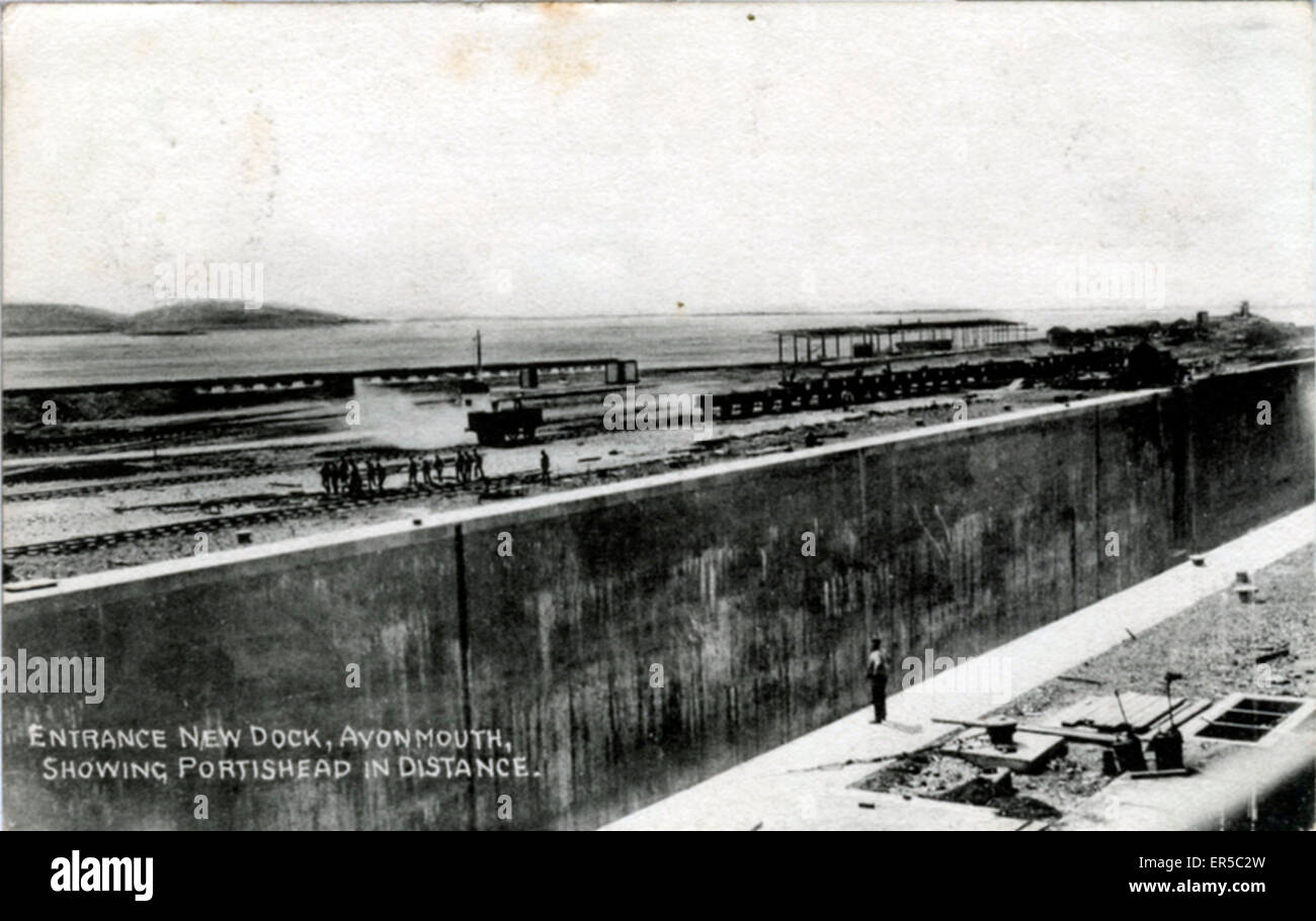 New Dock, Avonmouth, Bristol County Stockfoto