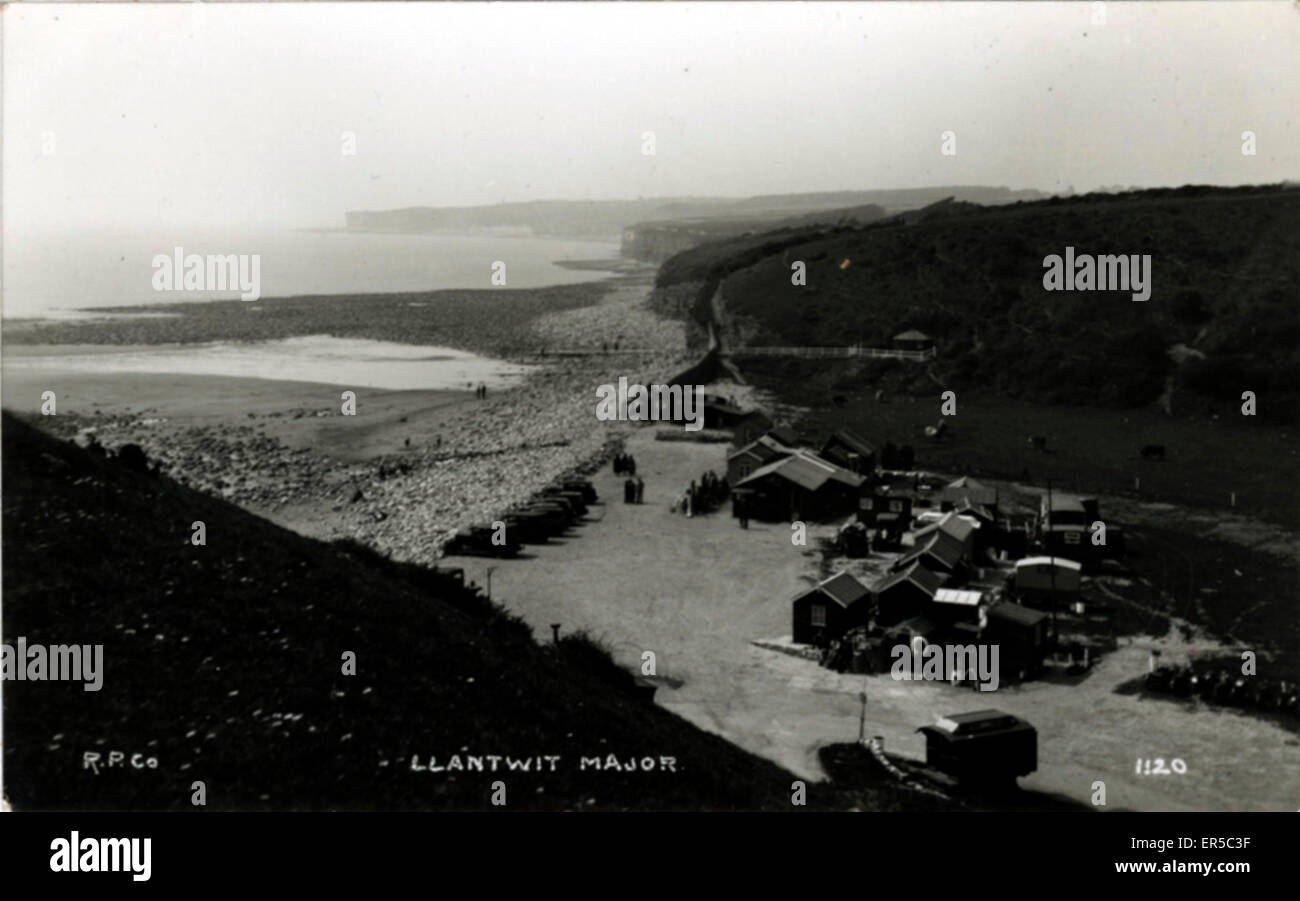 Der Strand, Llantwit Major, Glamorgan Stockfoto