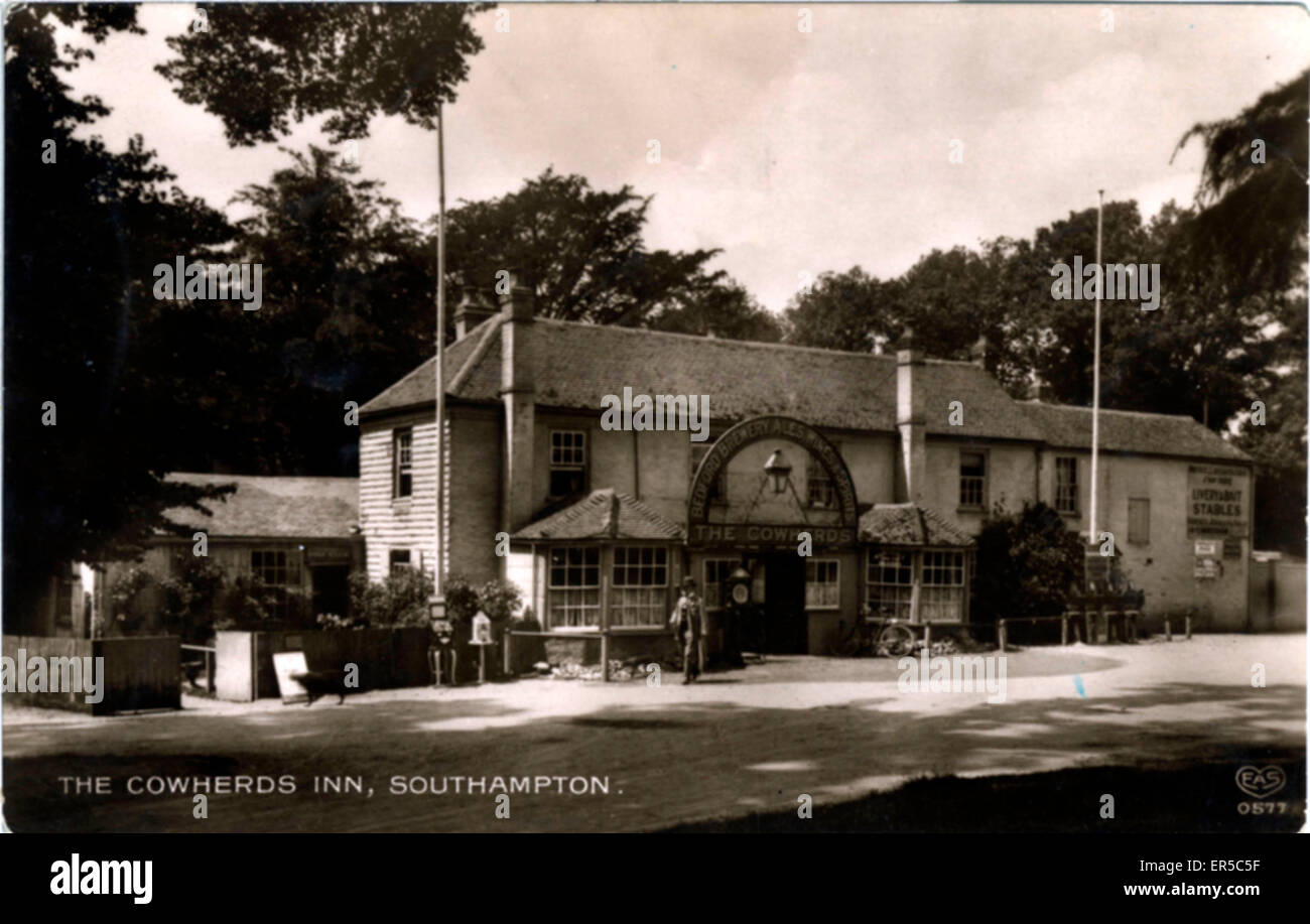 Das Cowherd's Inn, das Common, Hampshire Stockfoto