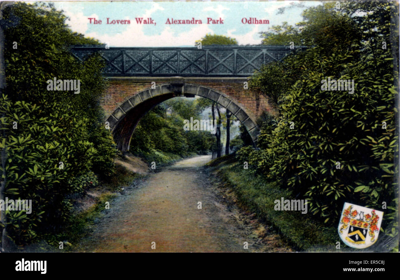 Alexandra Park, Oldham, Lancashire Stockfoto