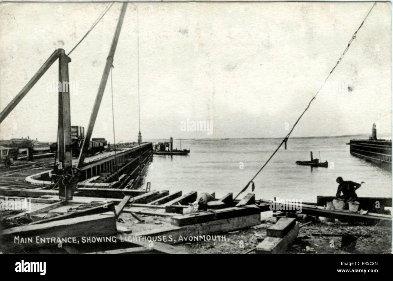 New Docks, Avonmouth, Bristol County Stockfoto