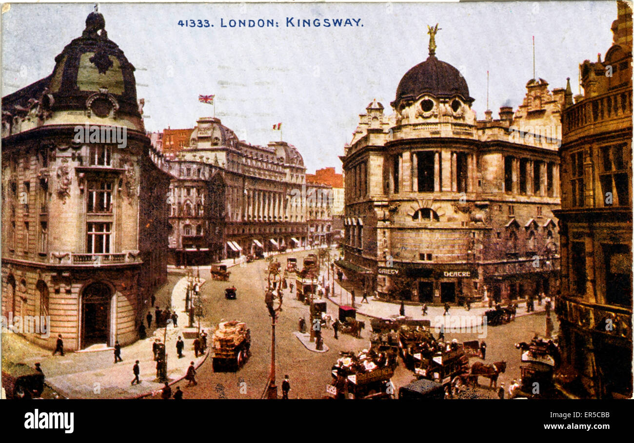 Kingsway, London, County of London, England.  1900er Jahre Stockfoto