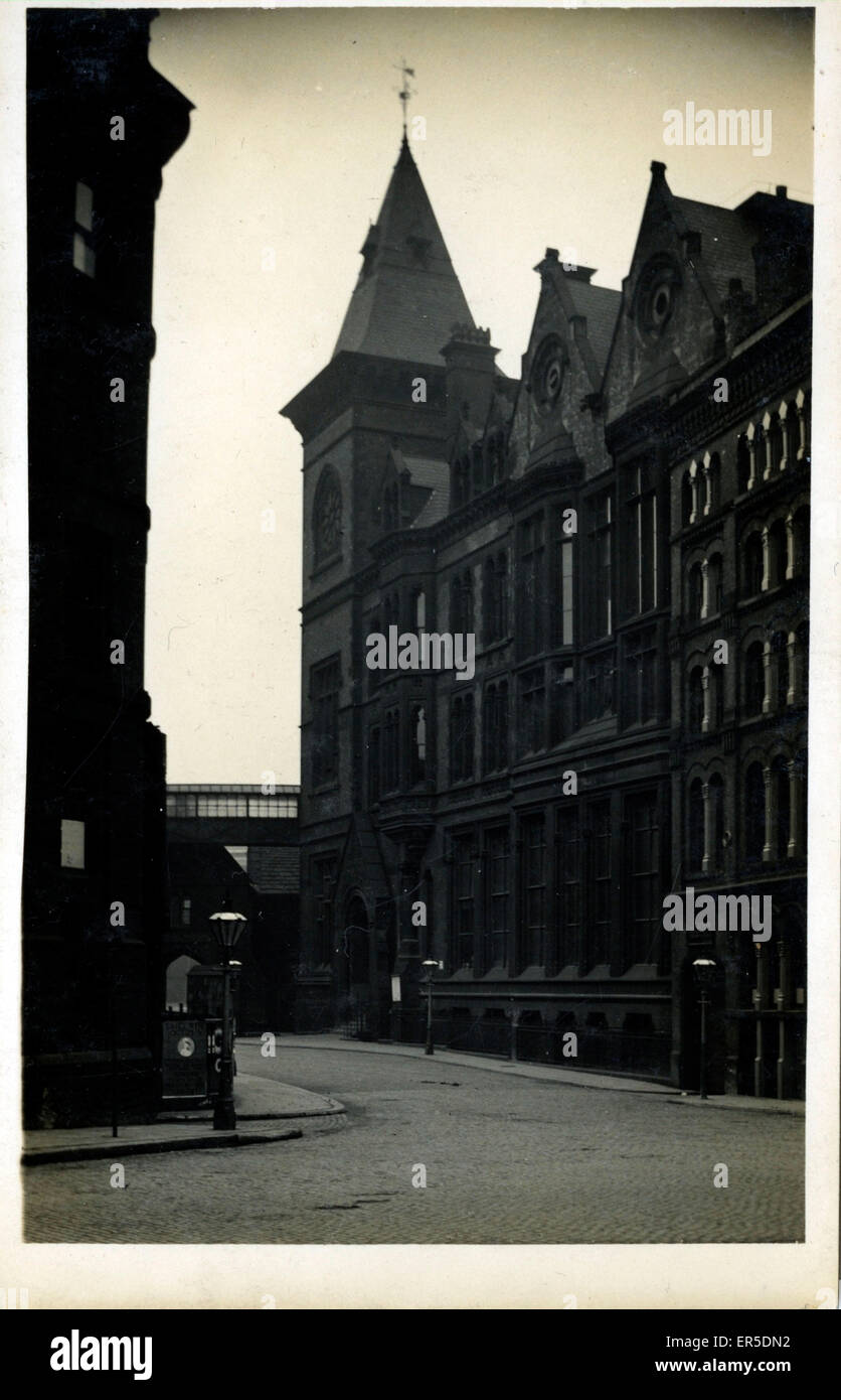 Grammatikschule, Manchester, Lancashire Stockfoto