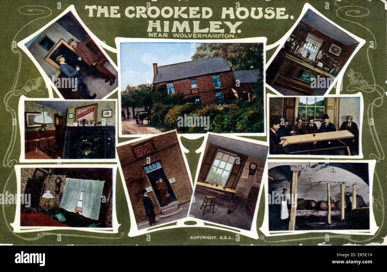 Das Crooked House, Himley, Worcestershire Stockfoto