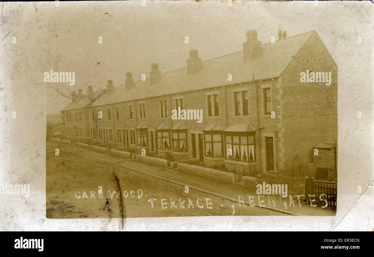 Carr Wood Terrace, Calverley - Greengates, Yorkshire Stockfoto