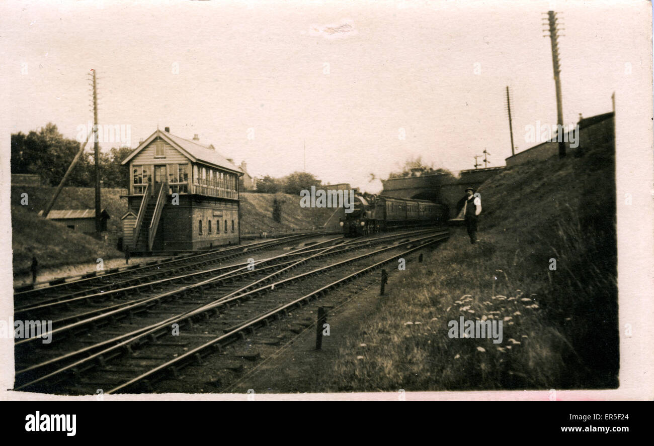 Keine 4-Signalbox, Preston, Lancashire Stockfoto