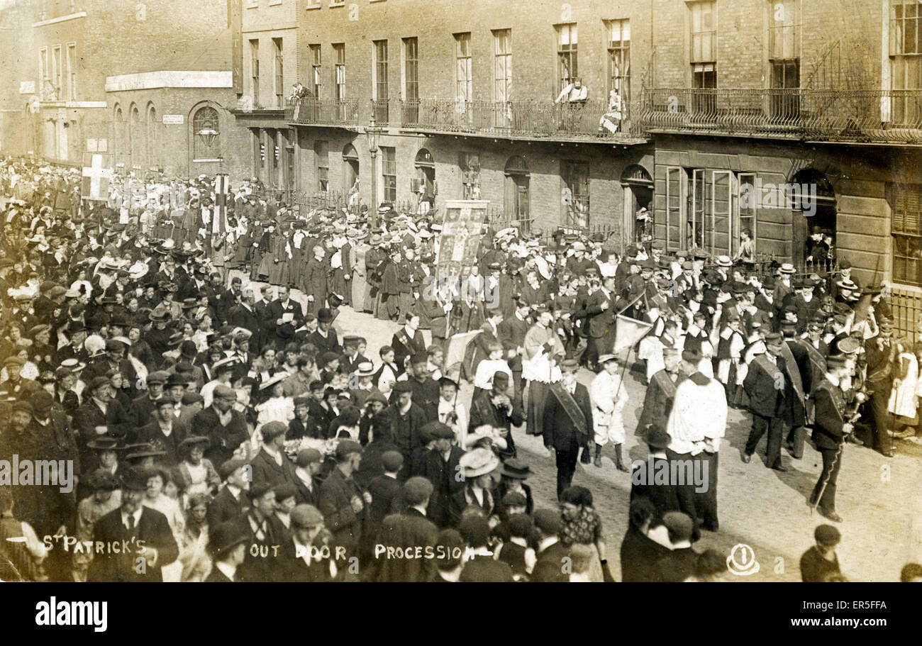 St. Patrick's Day Parade, Lambeth, London Stockfoto