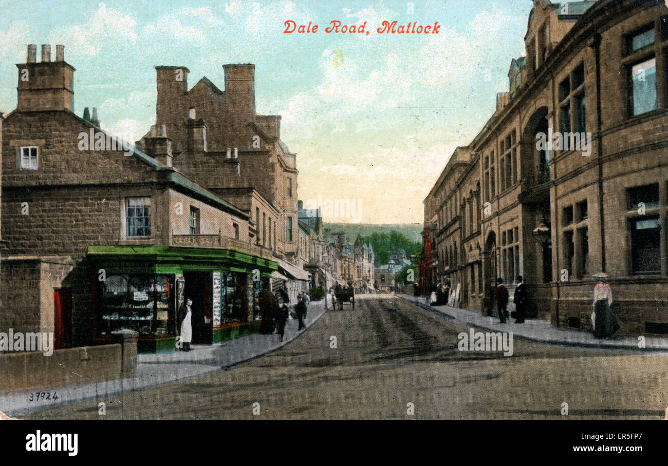 Dale Road, Matlock, Derbyshire Stockfoto