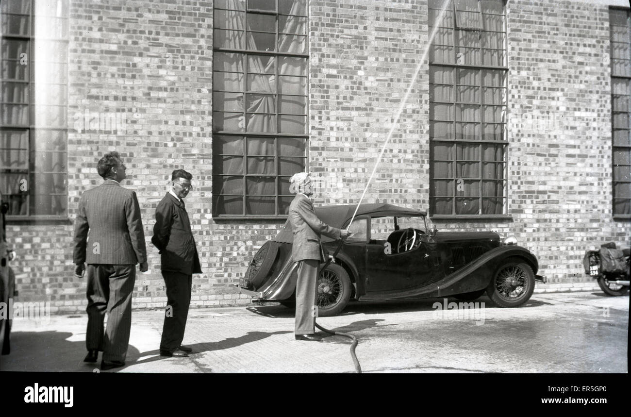 MG Vintage Car, Hullbridge, Essex Stockfoto