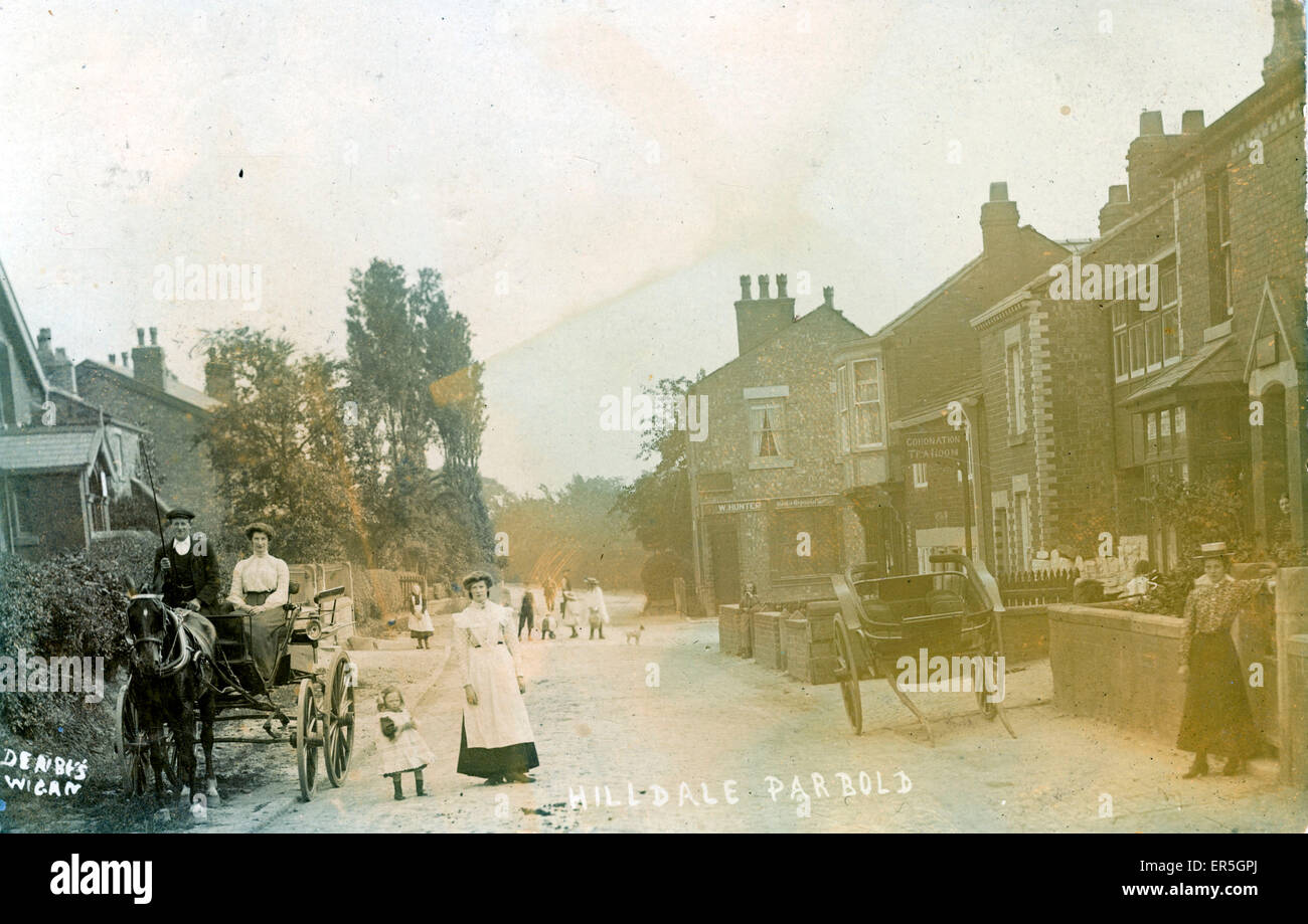 Chorley Road, Hill Dale, Lancashire Stockfoto