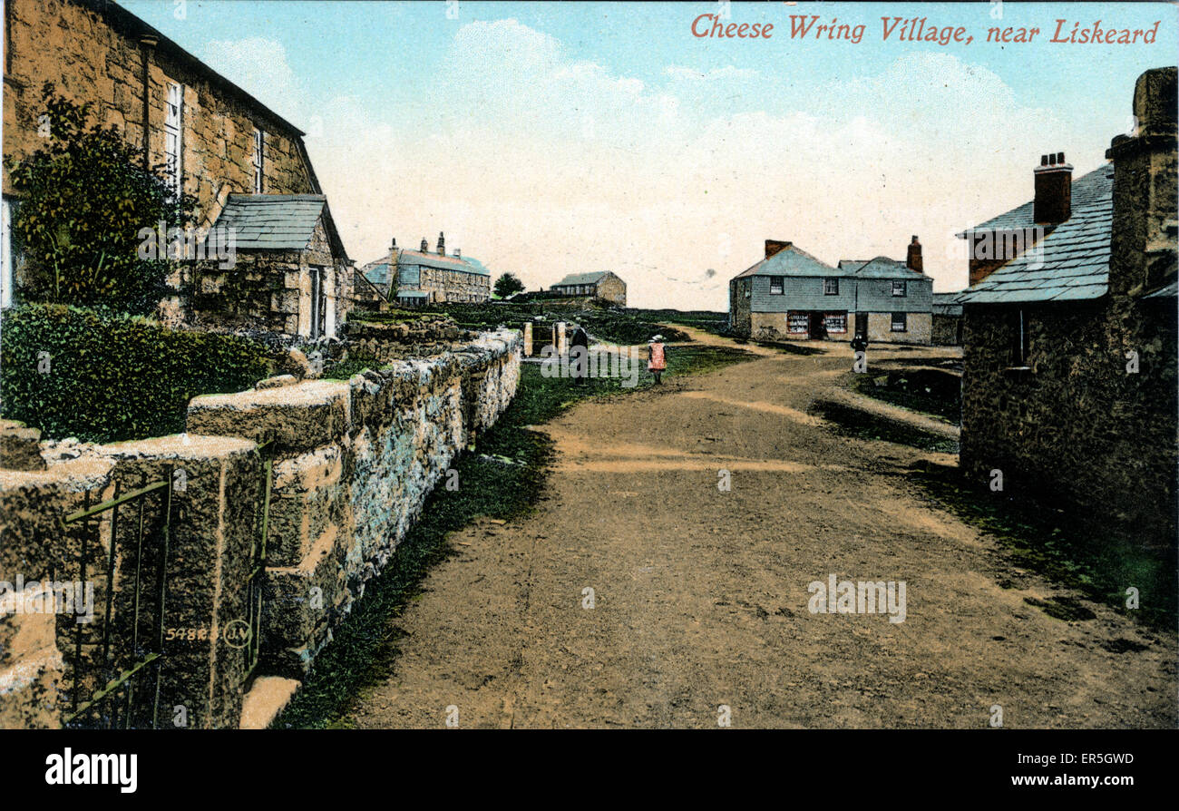 Das "Cheese Wring Village", Minions, Cornwall Stockfoto