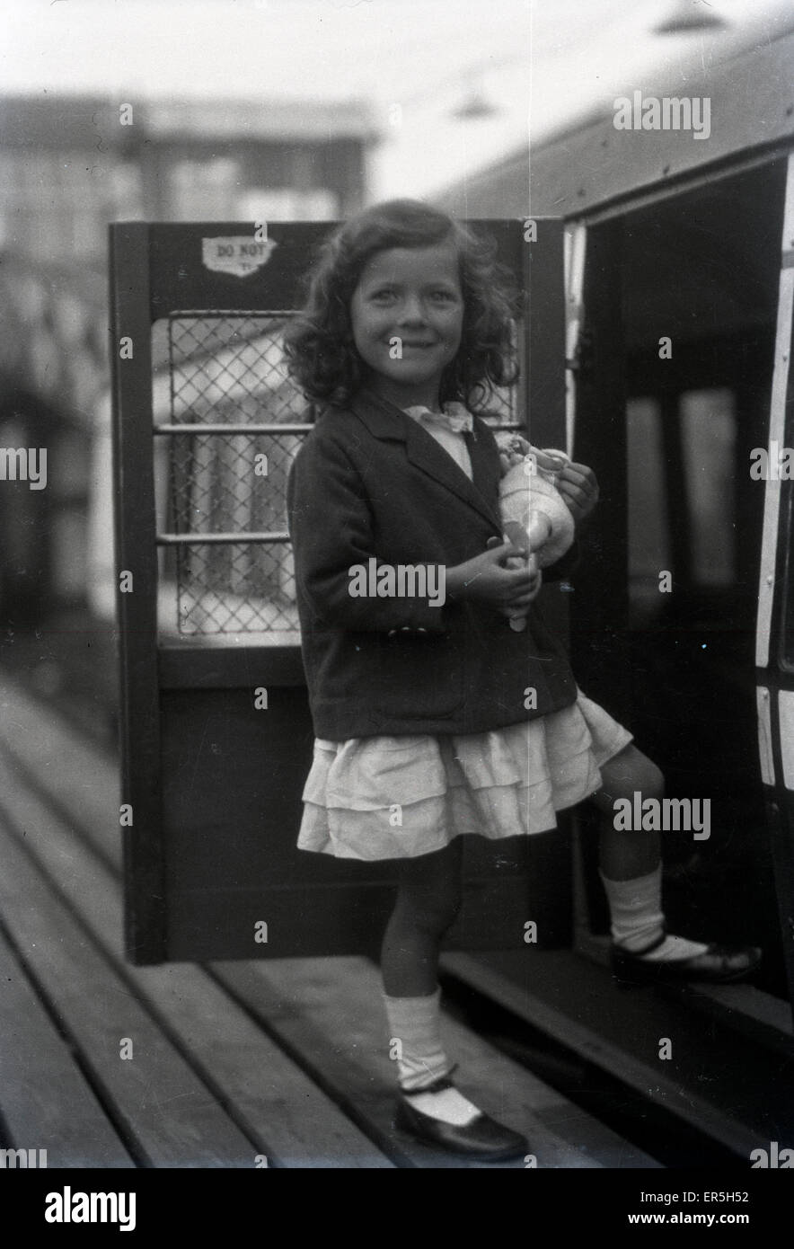 Miniatureisenbahn - Pier, Southend on Sea, Essex Stockfoto