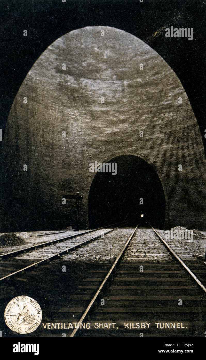 Lüftungsschacht - Kilsby Tunnel, Kilsby, Northamptonshire Stockfoto