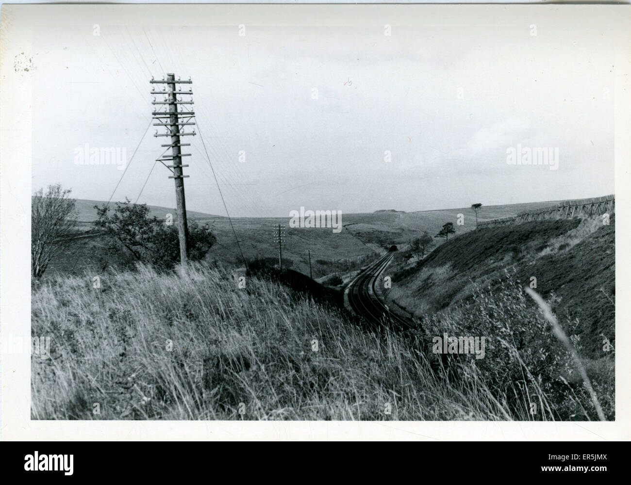 Settle-Carlisle Eisenbahntunnel, Rise Hill, Cumbria Stockfoto