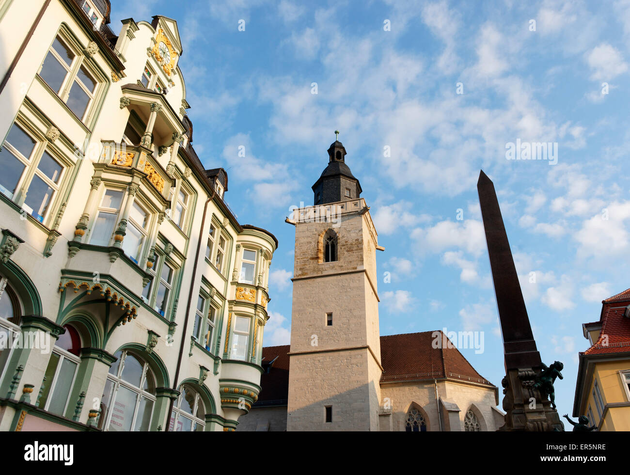 Wigbert Kirche, Anger, Erfurt, Thüringen, Deutschland Stockfoto