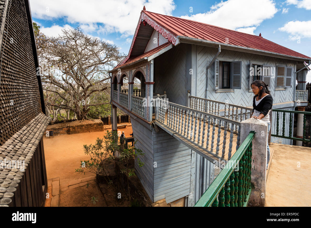 Des Königs Palast der Königin, Ambohimanga, Madagaskar, Afrika Stockfoto