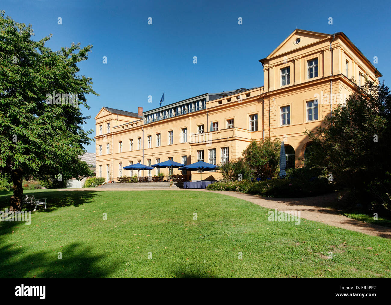 Schloss Ziethen, Kremmen, Brandenburg, Deutschland Stockfoto