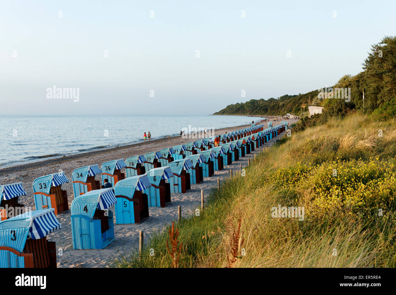 Ostsee-Strand, Seaside Resort Rerik, Mecklenburg-Western Pomerania, Deutschland Stockfoto