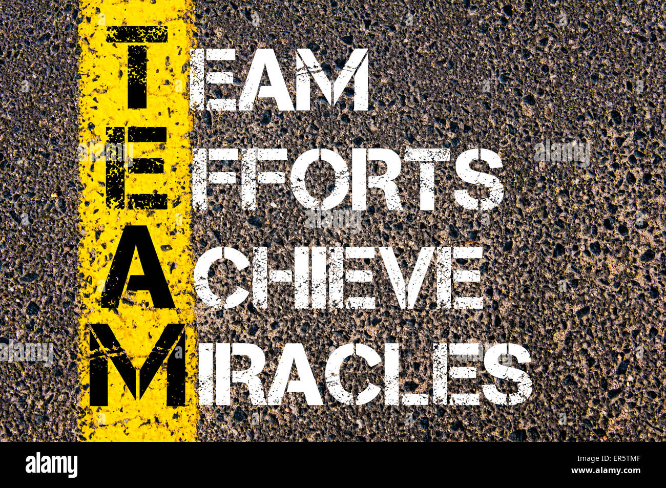 Concept image business acronym team Fotos und Bildmaterial in hoher