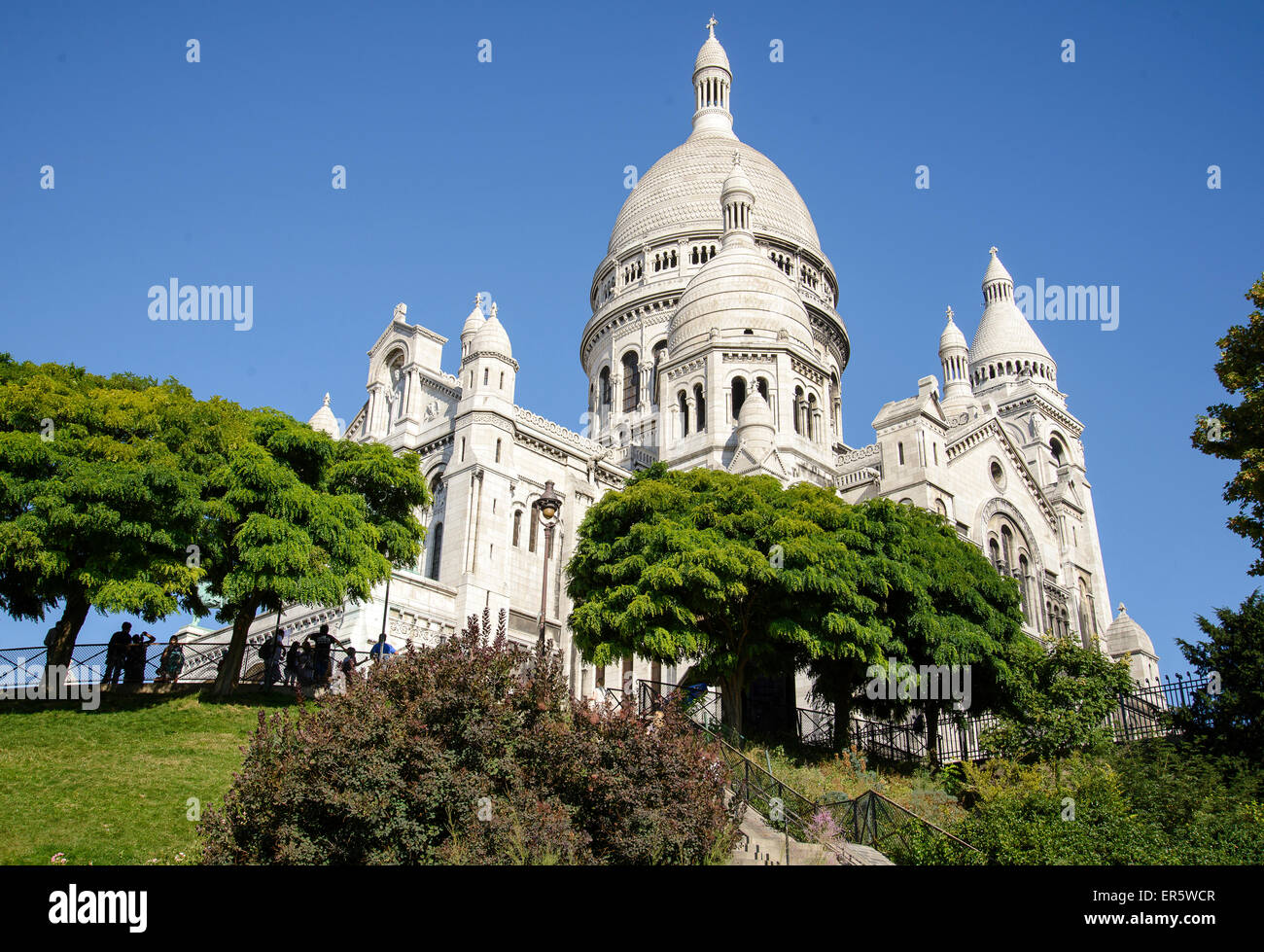 Basilika Sacre Cœur in Montmartre, Paris, Frankreich, Europa Stockfoto