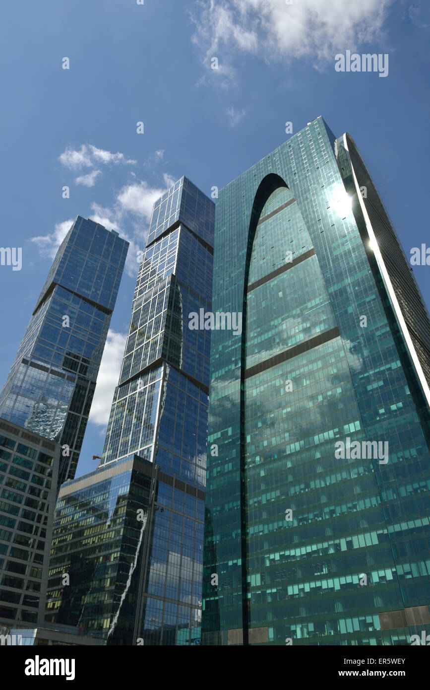 Moskau internationales Geschäftszentrum ist Geschäftsviertel. MIBC ist erste Zone in Russland, Geschäftstätigkeit zu kombinieren Stockfoto