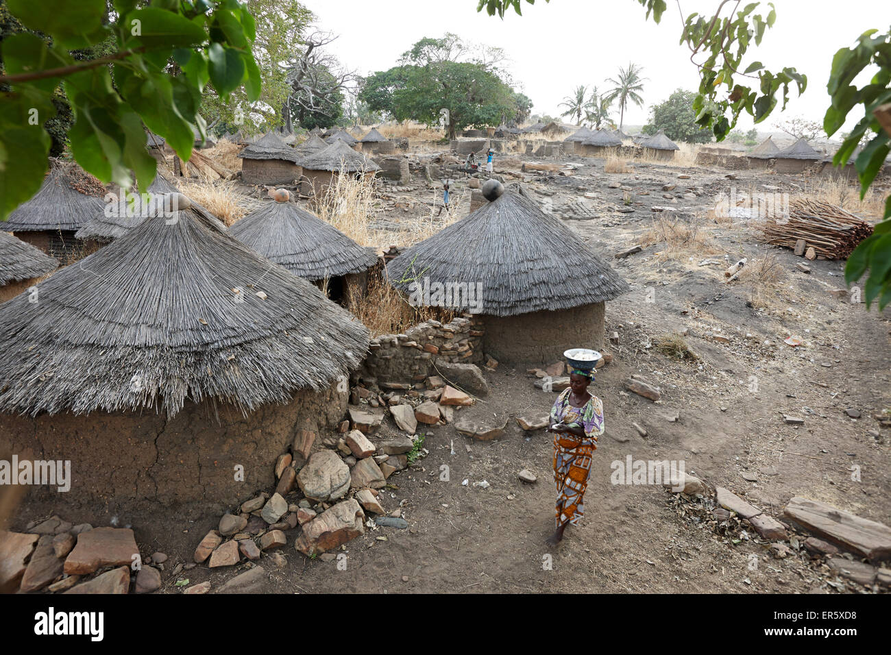 Frauen, Wasser, Taneka-Beri, Benin Stockfoto