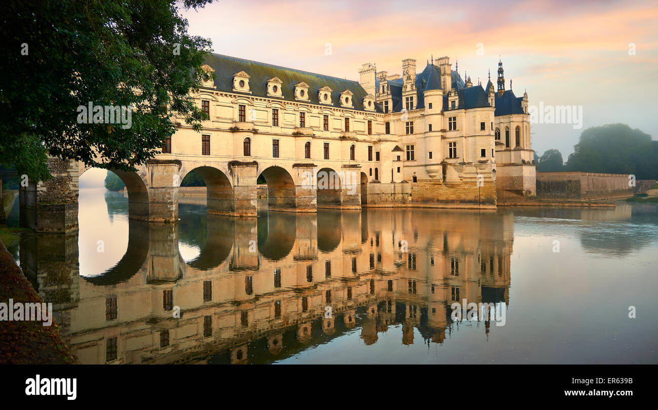 Chateau de Chenonceau, Loire-Tal, Chenonceaux, Département Indre-et-Loire, Frankreich Stockfoto