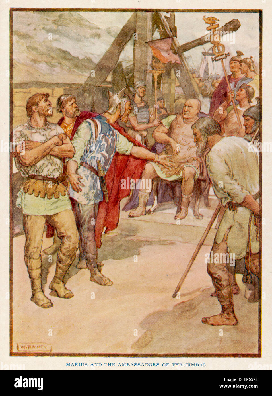 CAIUS MARIUS & CIMBRI Stockfoto