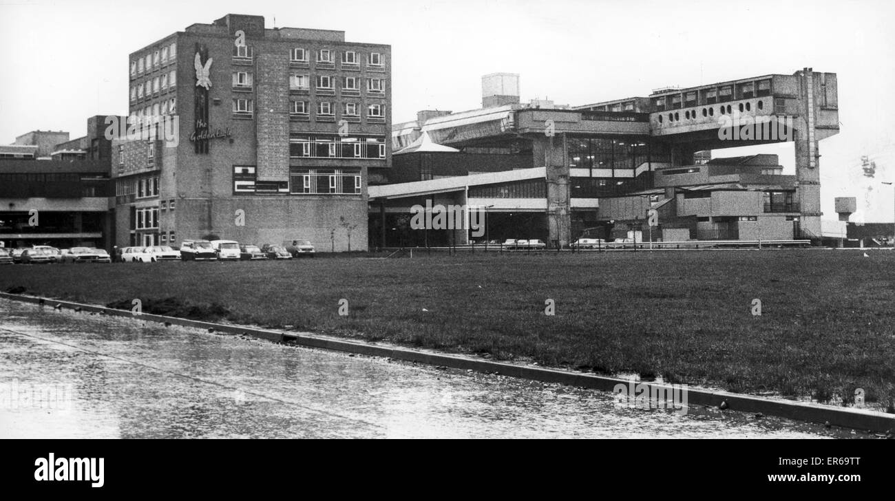 Cumbernauld, North Lanarkshire, Schottland, 17. Oktober 1976. Die Stadt entstand im Jahre 1956 als eine Bevölkerung Overspill für Glasgow City. Stockfoto