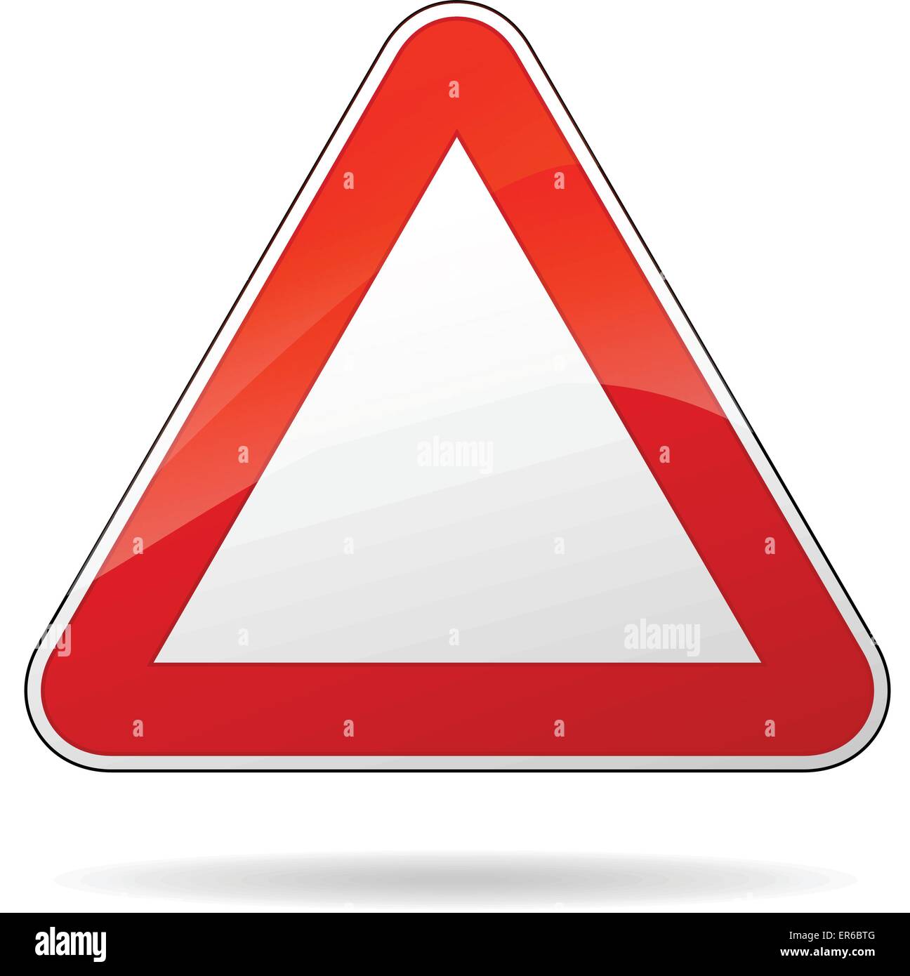 Verkehrsschild Rotes Dreieck
