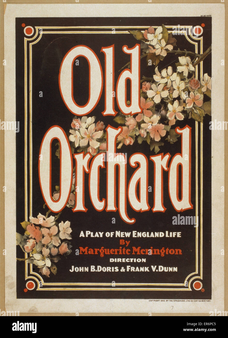 Old Orchard ein Stück Neuengland-Leben von Marguerite Meringt Stockfoto