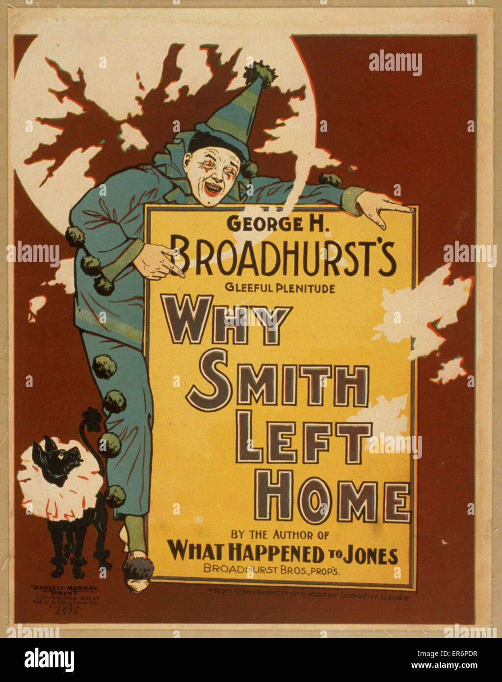 Warum Smith George H. Broadhurst von zu Hause verließ Stockfoto