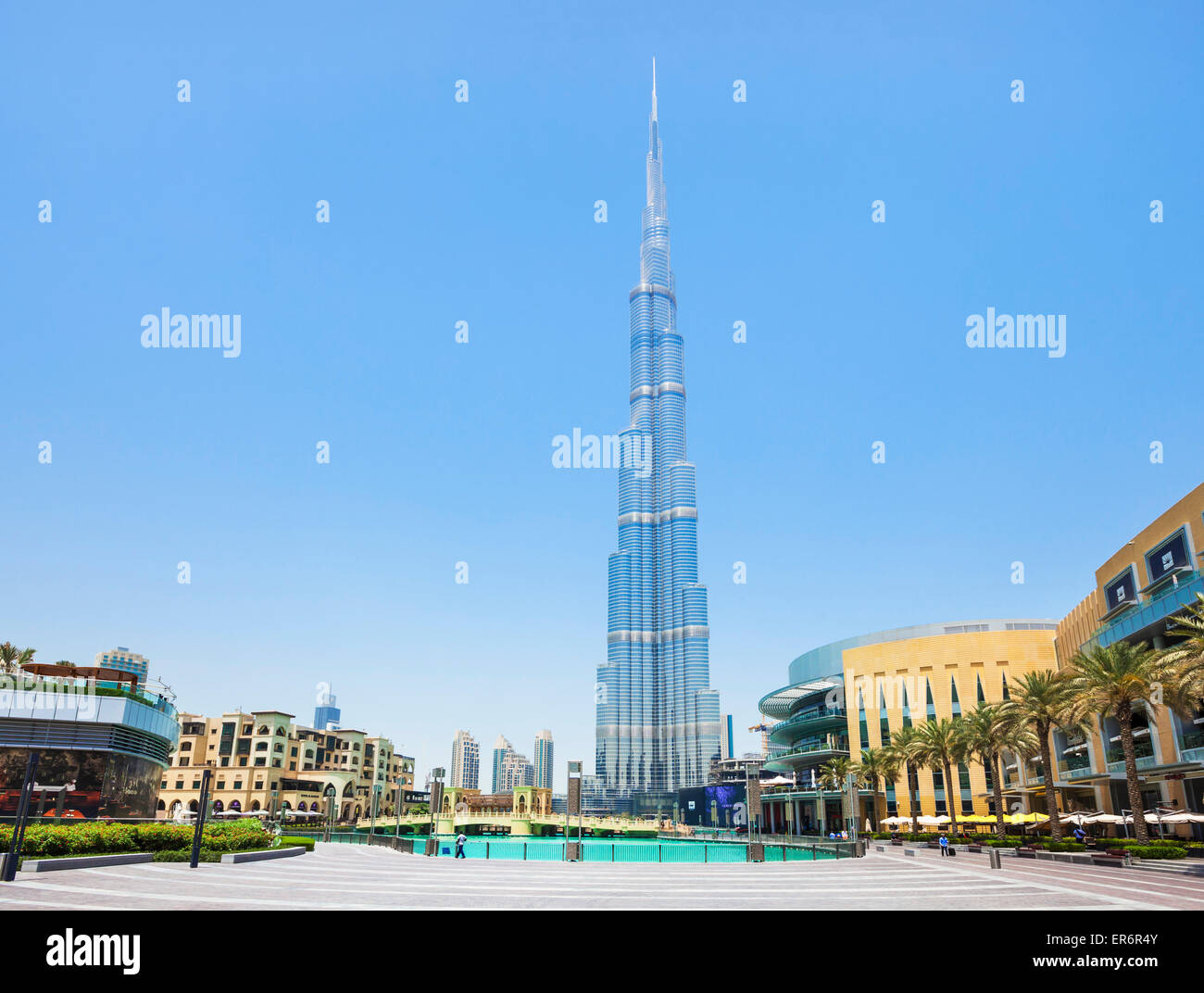 Dubai Burj Khalifa, Dubai, Vereinigte Arabische Emirate, VAE, Naher Osten Stockfoto