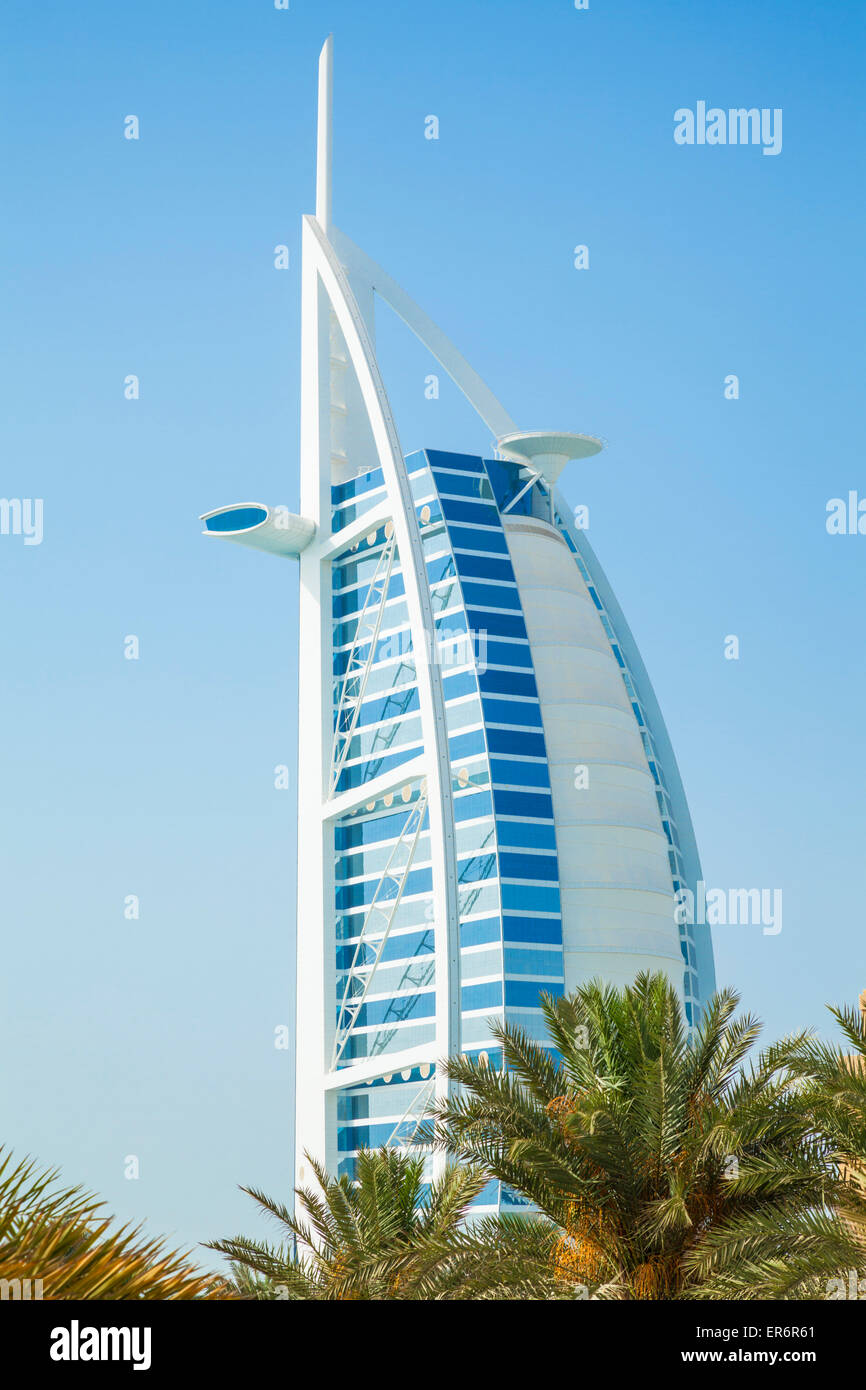 Dubai Burj al Arab Hotel Jumeirah Dubai, Vereinigte Arabische Emirate, Vereinigte Arabische Emirate Stockfoto