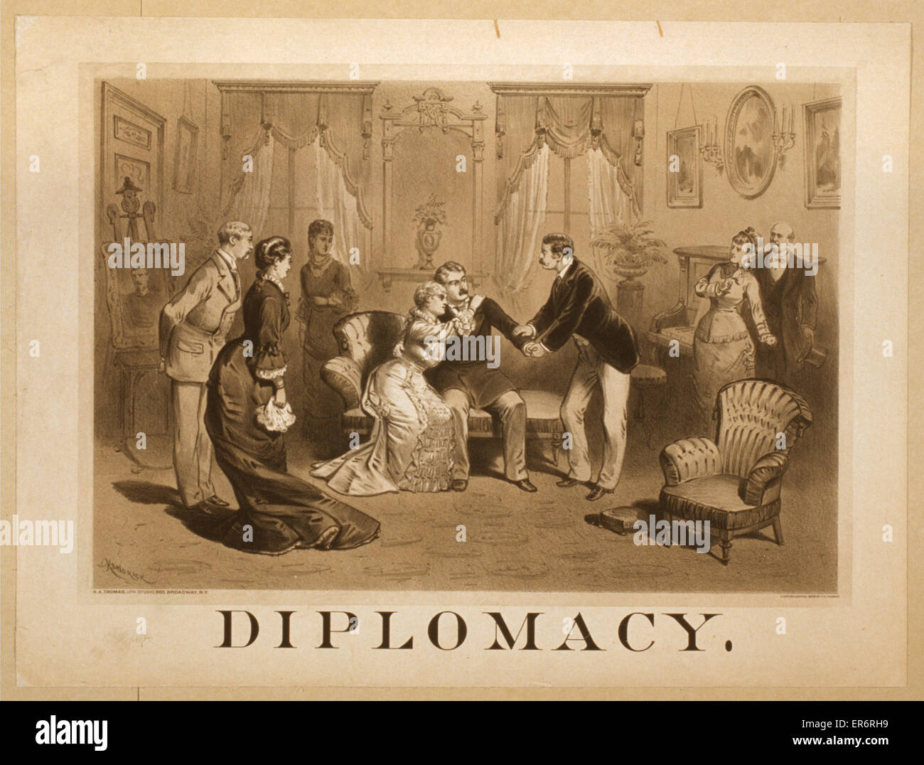 Diplomatie Stockfoto