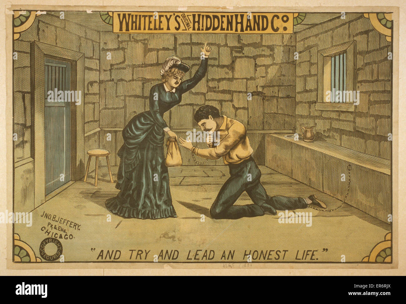 Whiteley's Original Hidden Hand Co Stockfoto