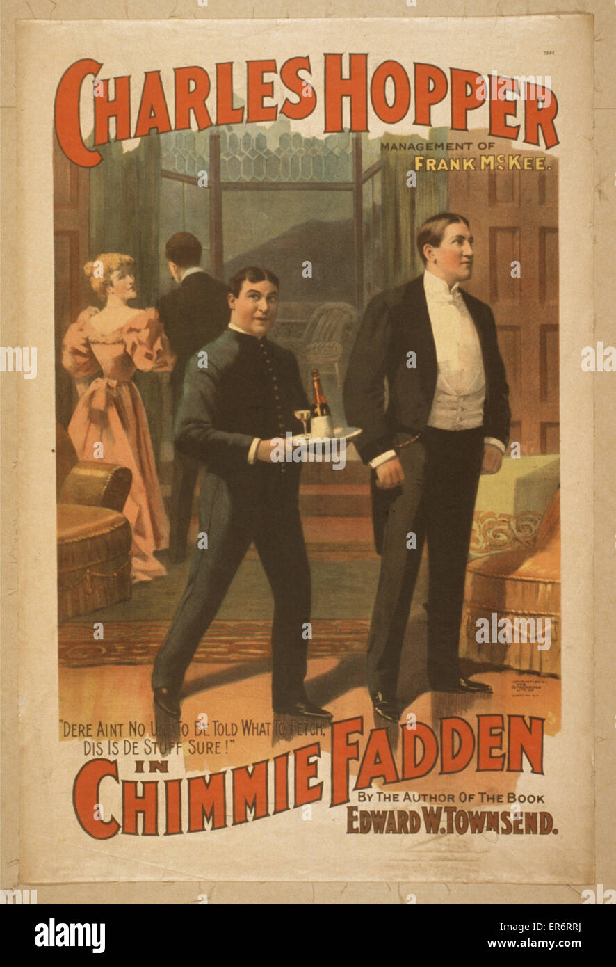 Charles Hopper in Chimmie Fadden vom Autor des Buches, Stockfoto